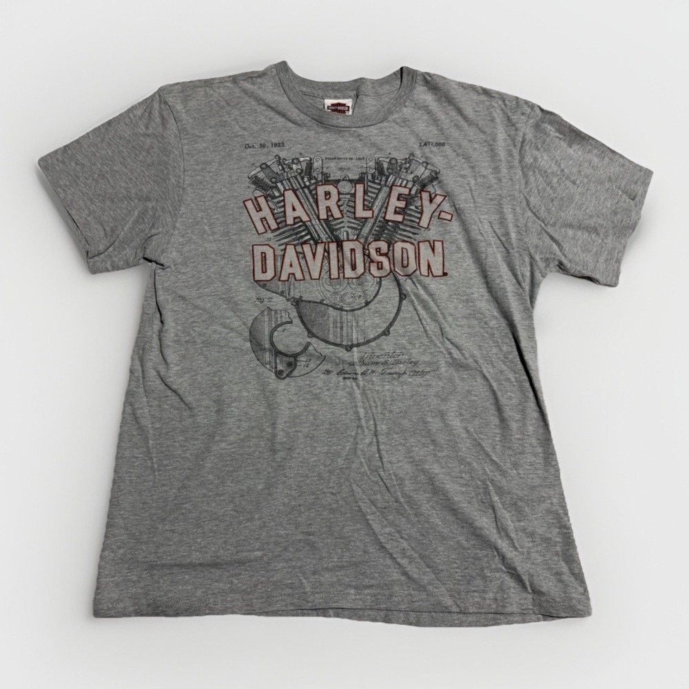 Harley Davidson Pig Trail Rogers‎ Arkansas Tee Gray Mens XL 2021